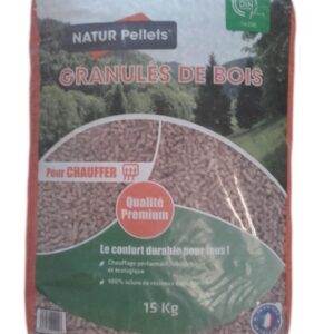 Granulés de bois AZURENERGIE en sac, 15 kg