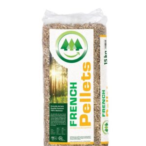 Granulés de bois FRENCH PELLETS, 15 kg