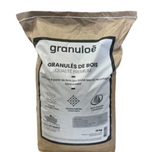 Granulés de bois PELLET GRANULOE, sac de 15 kg