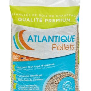 Granulés de bois ATLANTIQUE PELLETS, sac de 15 kg