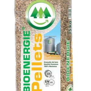 Granulés de bois en sac, BIOENERGIE 15 kg