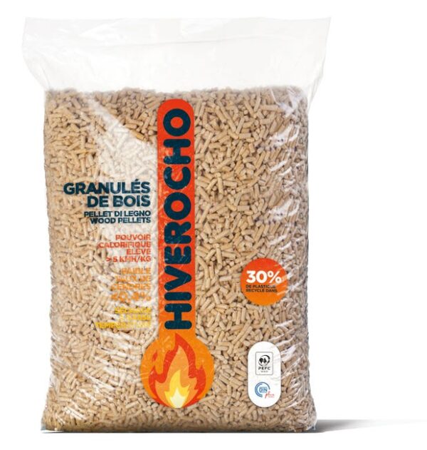 Granulés de bois, HIVEROCHO 15kg